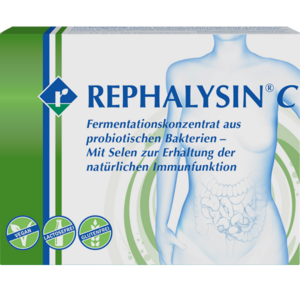 REPHALYSIN® C – Das Fermentationskonzentrat enthält eine komplexe Stoffmischung aus Bestandteilen und physiologischen Stoffwechselprodukten der Mikroorganismenkultur, zur Erhaltung der natürlichen Immunfunktion.